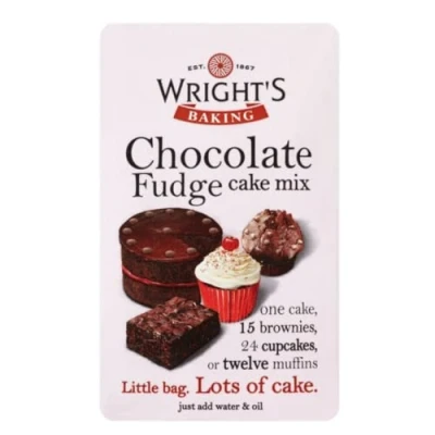 Image of Wright&#039;s Baking Chocolate Fudge Cake Mix 500gr x 5 Pack