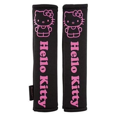 Image of HELLO KITTY KIT1035 Pads for Safety Belts, Black, AUTO