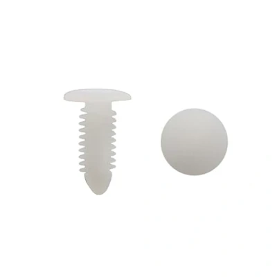 Image of sourcingmap 20pcs White Rivets Splash Guard Fastener Clips 8x6.5mm Hole for Car