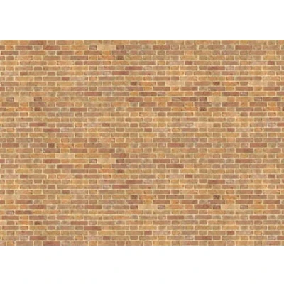 Image of Melody Jane Dolls House Old Red Brick Paper Miniature Print Exterior Wallpaper 1:12 Scale