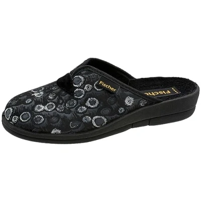 Image of Fischer Women&#039;s Dora Slippers, Grey 666, 5.5 UK