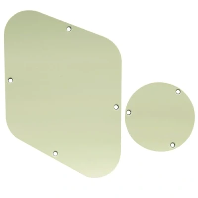 Image of Musiclily LP Control Back Plate and Rear Toggle Switch Cover Set for USA Les Paul Electric Guitar, 3Ply Mint Green