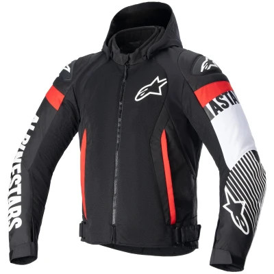 Image of Alpinestars Zaca Air Jacket black / white red fluo S