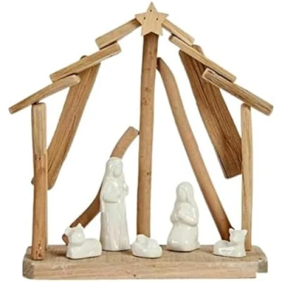 Image of Krist+ nativity scene, multicoloured, Estándar