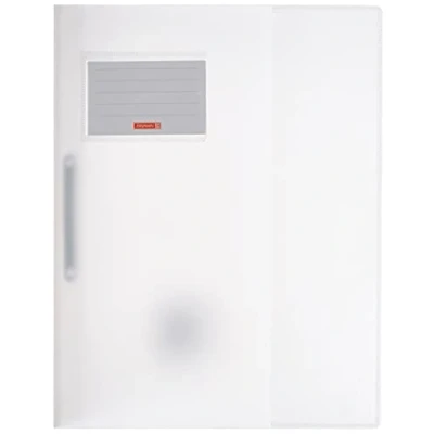 Image of Brunnen Fact! Polypropylene Folder A4 24 x 34 cm Translucent Coloured singolo Bianco