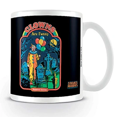 Image of Steven Rhodes MG25685 Clowns are Funny 11oz/325ml Ceramic Mug, Multicolored