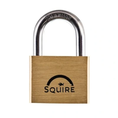 Image of Squire LN5S 50MM Brass Padlock 5 PIN SS L/S, White