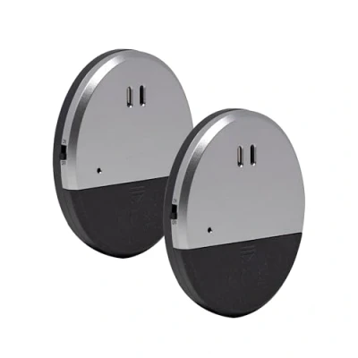 Image of Defender Ultra Slim Vibration Alarm 2 Pack Window Alert Sensor Smash Glass Siren 130dB Police Recognised Standards