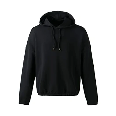 Image of Q SPORTSWEAR Hooded Sweatshirt;EQ213377 1. Athletic Sports Apparel [Sports vendors only];5715182086791;Black;Lifestyle Women Sweatshirts &amp; Pullovers