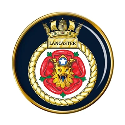 Image of HMS Lancaster, Royal Navy Pin Badge