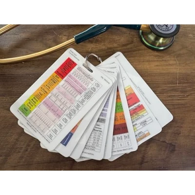 Image of Set of 8 Healthcare, Nursing, Medical Pocket Cards