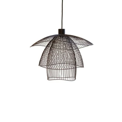 Image of Forestier Papillon S pendant light 56 cm black