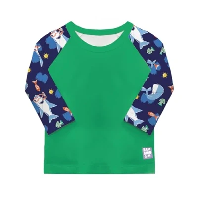 Image of Bambino Mio Baby Swim Rash Top, Ocean Explorers, 1 2 Years