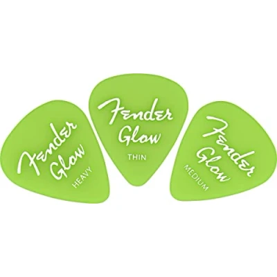 Image of Fender Glow In The Dark 351 Picks, 12 Pack