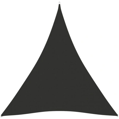Image of vidaXL Sunshade Sail Oxford Fabric Triangular 5x6x6 m Anthracite