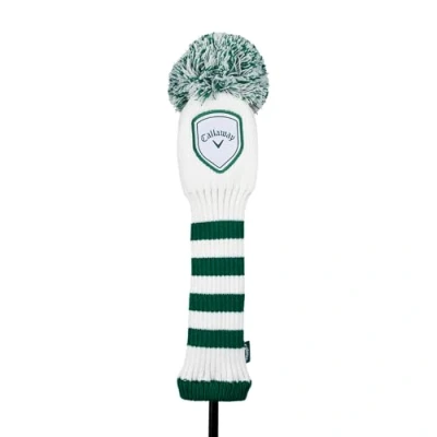 Image of Callaway Golf Pom Driver Headcover 2025 White/Green