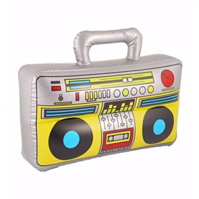 Image of Mr. Gadget solutions® Inflatable Blow Up Boom Box Music Player Ghetto Blaster Novelty Fancy Dress Prop