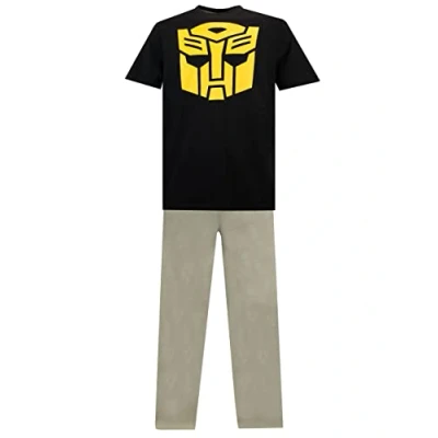 Image of Transformers Mens Pyjamas Bumblebee Multicolour XX Large