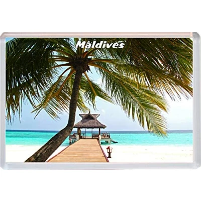 Image of Maldives 96 x 67mm Jumbo Fridge Magnet/Magnets BBSFM598