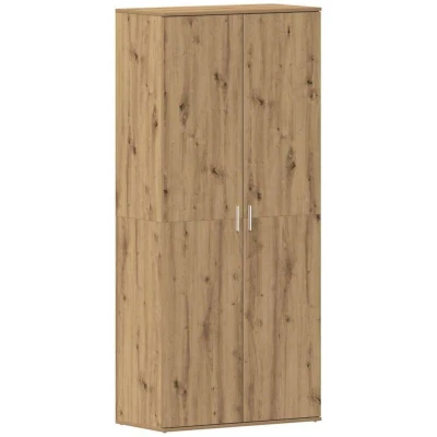 Image of vidaXL Shoe Cabinet Artisan Oak 80x39x180 cm Engineered Wood