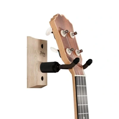 Image of String Swing CC01UK Ukulele / Mandolin Hardwood Wall Hanger for Home &amp; Studio (Ash Finish)