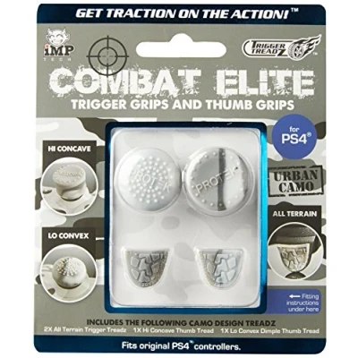 Image of Trigger Treadz Combat Elite Thumb &amp; Grips Pack Urban Camo (PS4)