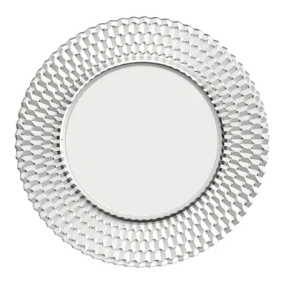Image of Villeroy &amp; Boch Boston Charger Plate, Luxurious Presentation Plate for Celebration Meals, Crystal, Transparent