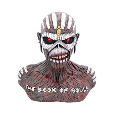 Image of Nemesis Now Officially Licensed Iron Maiden Book of Souls Bust Box, Brown, 26cm (Large)