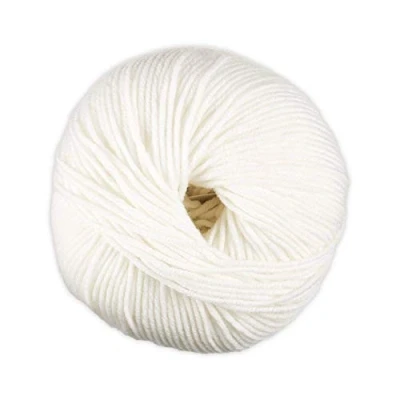 Image of DMC Woolly Merino Yarn, Colour (01), White, 50g