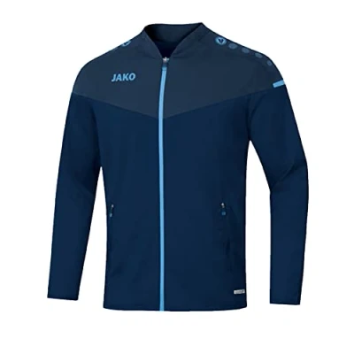Image of JAKO Women&#039;s Präsentationsjacke Champ 2.0 Jacket, Navy/Dark Blue/Sky Blue, 38