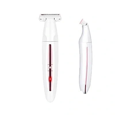 Image of Ladies Pubic Hair Knife Rechargeable, Painless Electric Shaver, Bikini Trimmer Wet and Dry Removal for Body