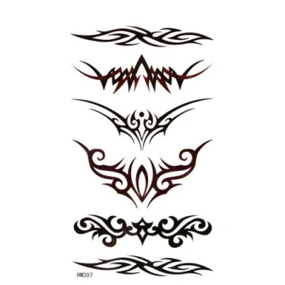 Image of Beautiful personalized fashion fake tattoos sexy totem Watertight