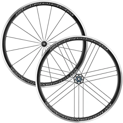 Image of Campagnolo Scirocco C17 Clincher Wheelset, Black, Shimano Freehub
