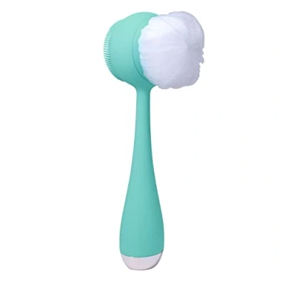 Image of PMD Clean Body Smart Cleansing Device with Silicone Brush &amp; Three Interchangeable Attachments Waterproof SonicGlow Vibration Cleanse, Exfoliate, Massage
