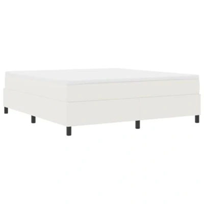 Image of vidaXL cream 180x200cm wood bed frame modern platform with storage for bedroom