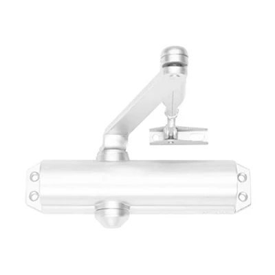 Image of Yale DC120 9016 Closer Articulated Arm for Doors, White, Sin Retención