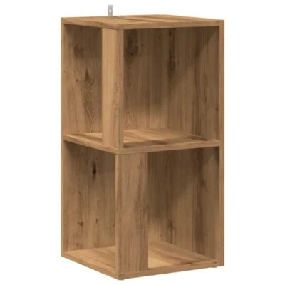 Image of vidaXL Corner Cabinet 33x33x67 cm Modern Artisan Oak Engineered Wood for Living Room/Bedroom/Office