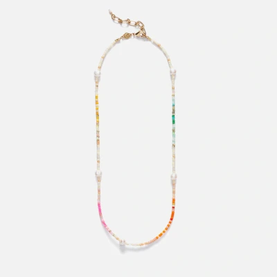 Image of Anni Lu Rainbow Nomad Pearl and Bead Necklace