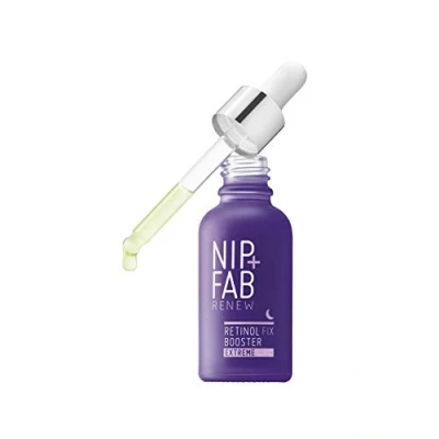 Image of Nip + Fab Retinol Fix Booster Extreme 0.3% Liquid Drops for Face with Aloe Vera, Anti Aging Fine Lines and Wrinkles, 30 ml