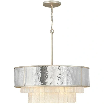 Image of Hinkley Reverie Cylindrical Pendant Ceiling Light Champagne Gold