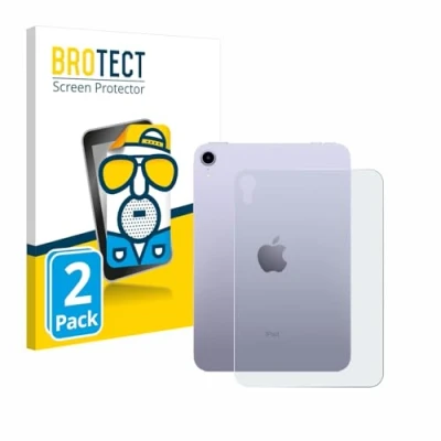 Image of brotect Screen Protector Anti Glare compatible with Apple iPad Mini 7 WiFi Cellular 2024 (Back) (2 Pack) Matte, Protection Film