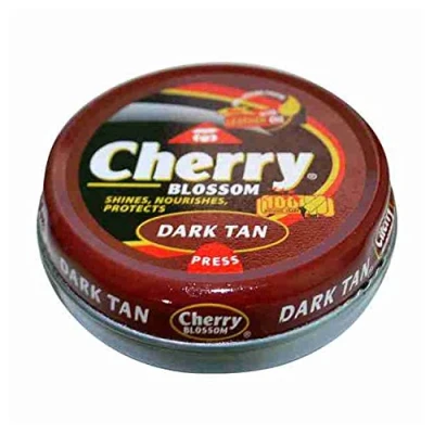 Image of Cherry Blossom Shoe Care (Shoe Polish Dark Tan 2 x 50ml)