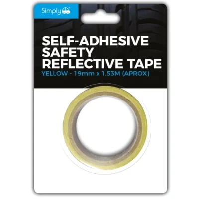 Image of 36x Simply 1.5m*19mm Yellow Reflective Tape RT3