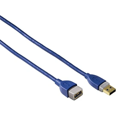 Image of Hama 39674 1.8 m USB 3.0 A Plug and Socket Extension Cable