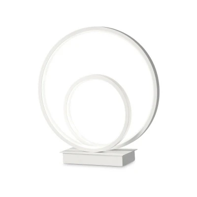 Image of Oz LED Decorative Swirl Integrated Table Lamp White, 3000K