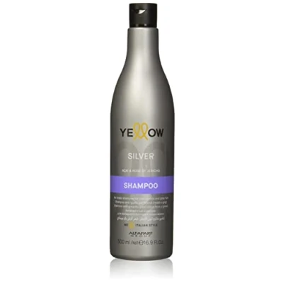 Image of ALFAPARF MILANO Shampoo, Silver, 500 ml (Pack of 1), Acai &amp; Rose Jericho, Damaged, Color Protection, Hair Cleanser for Chemically Treated