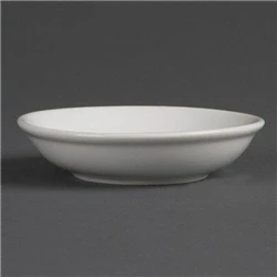Image of Olympia Whiteware Soy Dishes 100mm (12 pack)