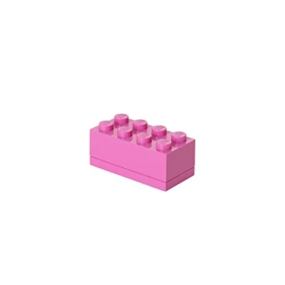 Image of LEGO Mini Box 8 Knobs Bright Purple Versatile Small Storage for Snacks, Jewellery, Hair Accessories, and Souvenirs Easy to Clean, 46x92x43 mm