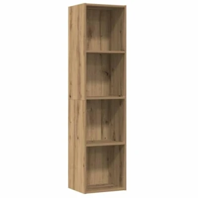Image of vidaXL Book/TV Cabinet Artisan Oak Versatile Design Engineered Wood 143x36x30 cm Living Room/Office Storage