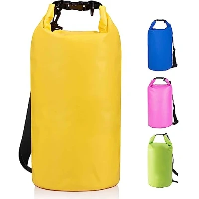 Image of Waterproof bag, ultra light dry bag for sailing, floating backpack, beach lightweight beach, boating, fishing, kayaking, swimming, rafting, camping, 40L,Yellow
